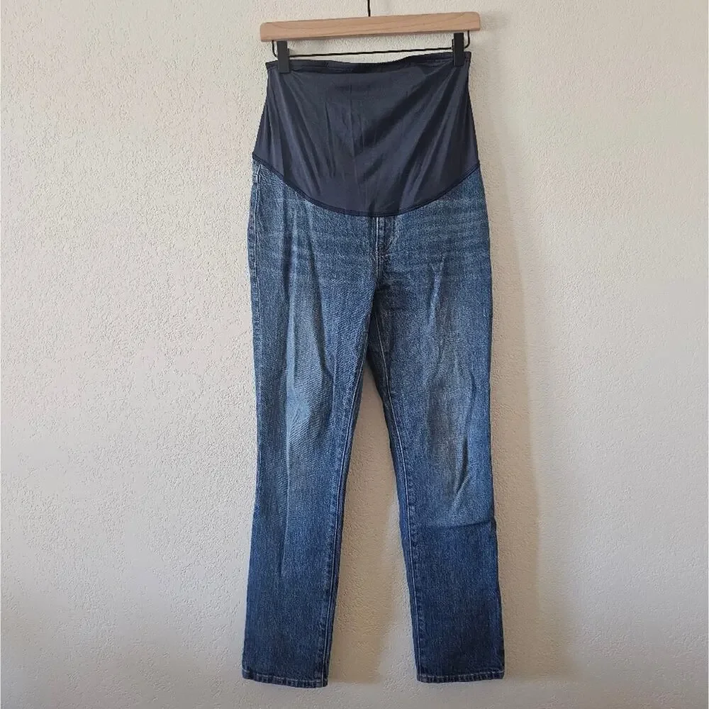 Madewell The Maternity Perfect Vintage Jean In Decatur Wash - Picture 3 of 10